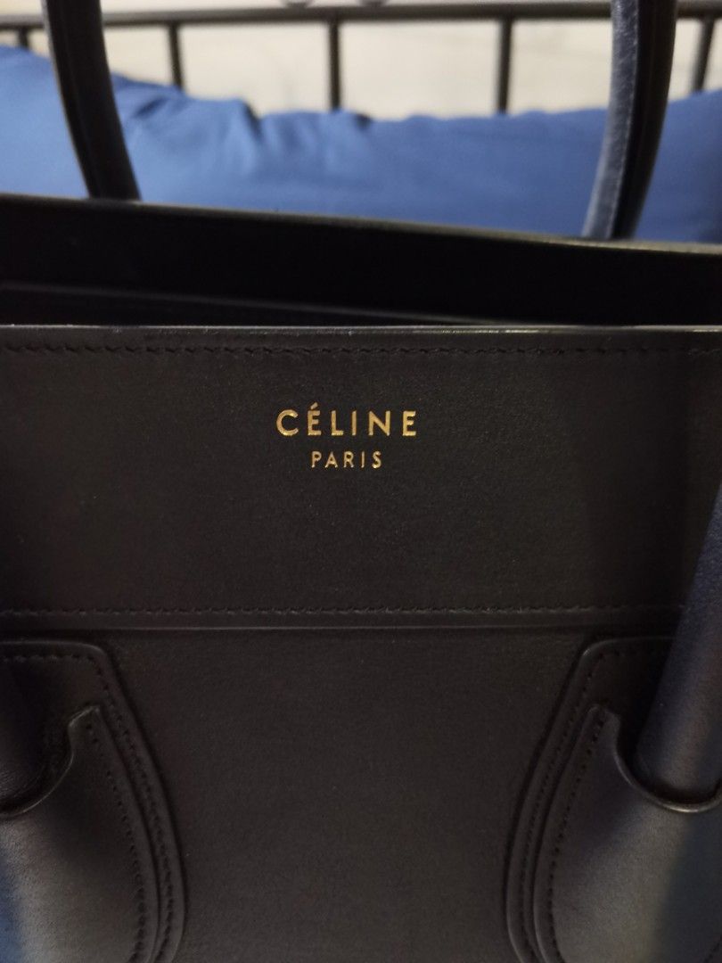 Authentic Celine Black Mini Luggage (Category: Luxury Bags & Wallets) located in Dinalupihan. Submitted by hydzsalva (Listing ID 1223294178, Image 2). Description: Authentic Celine Black Luggage Mini Bag Dustbag inclusion.