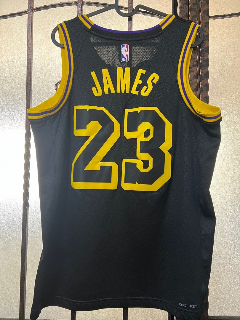 Lebron James 2022-23 Los Angeles Lakers Nike City Ed Authentic Jersey Size  48+2