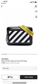 Preorder off white x ikea bag（small=130 big=145, Luxury, Bags & Wallets on  Carousell