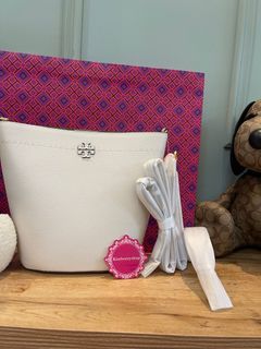 Authentic Tory Burch mcgraw bucket bag handbag