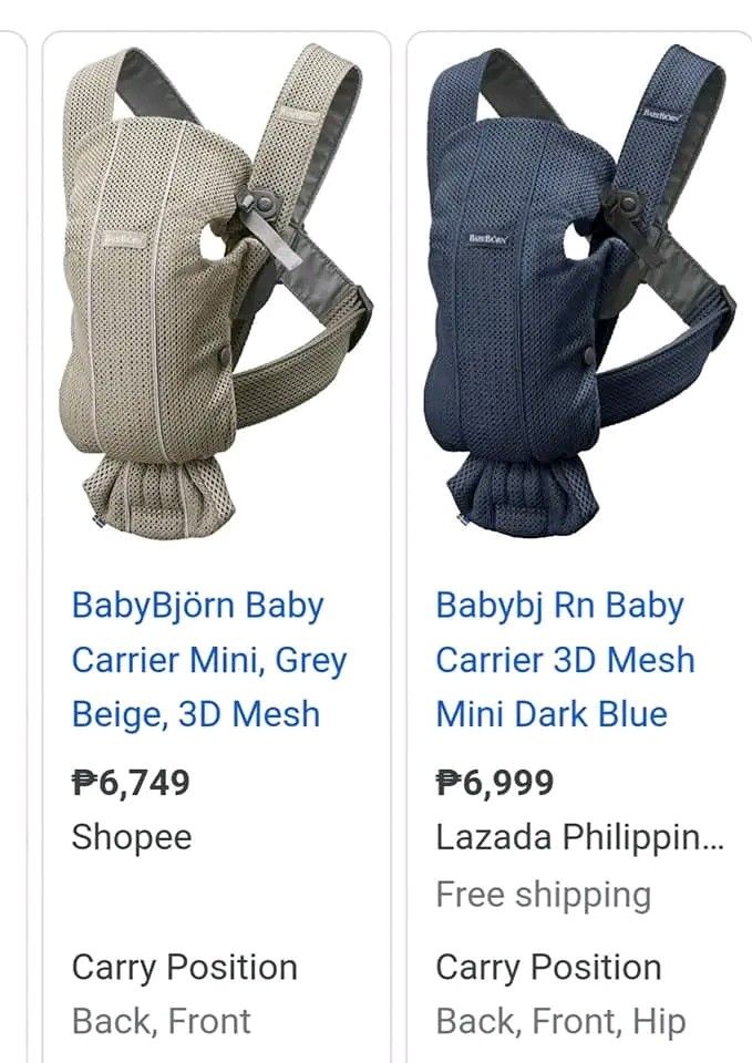 Babybjorn synergy baby carrier