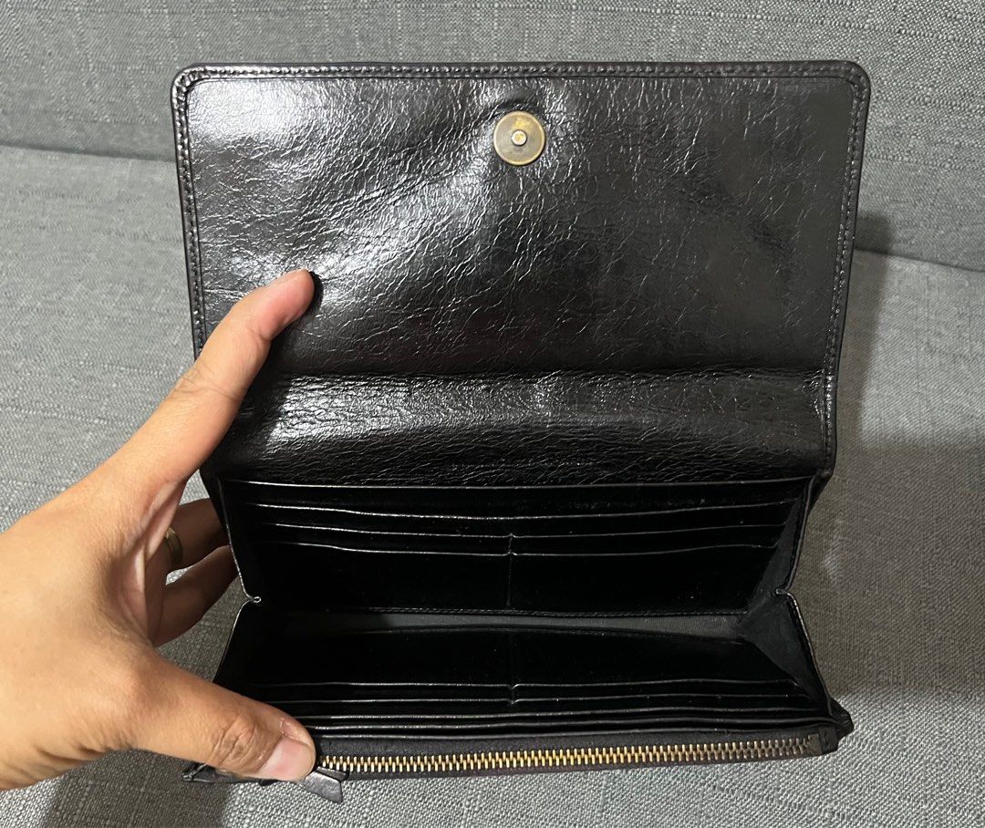 Balenciaga sales flap wallet