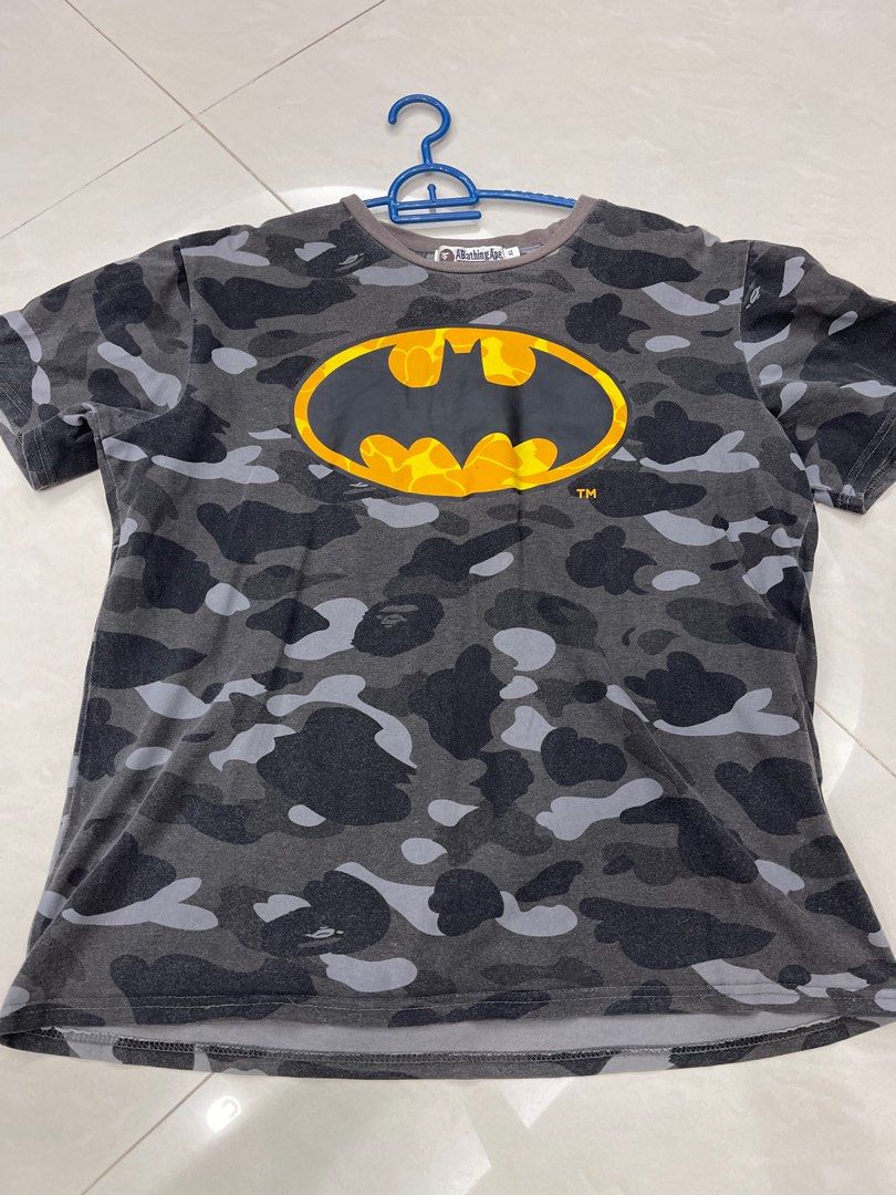 Bathing Ape BAPE X DC Batman Tshirt, Men's Fashion, Tops & Sets, Tshirts &  Polo Shirts on Carousell