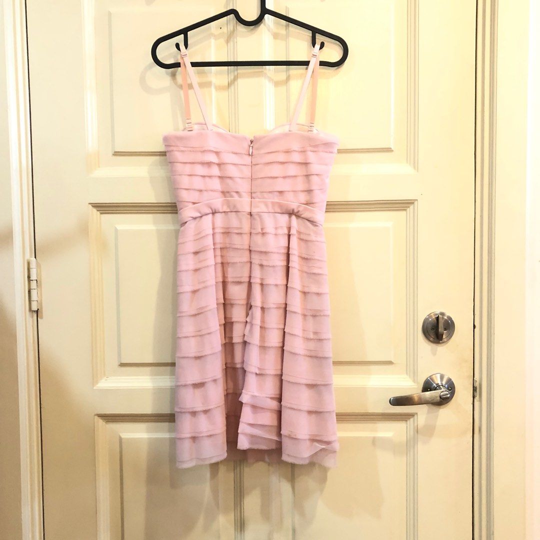 BCBG Pink Ruffle Dress