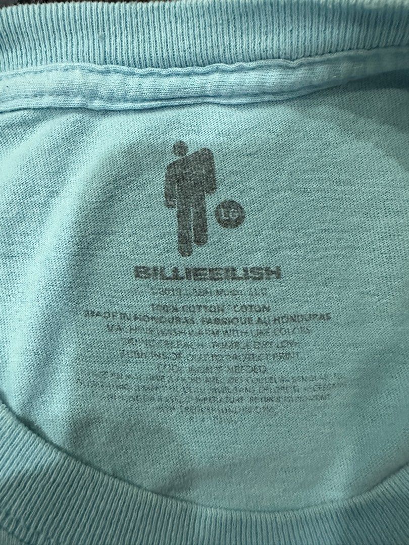 Billie Eilish Party Favor Tshirt Mens Fashion Tops And Sets Tshirts And Polo Shirts On Carousell 9916