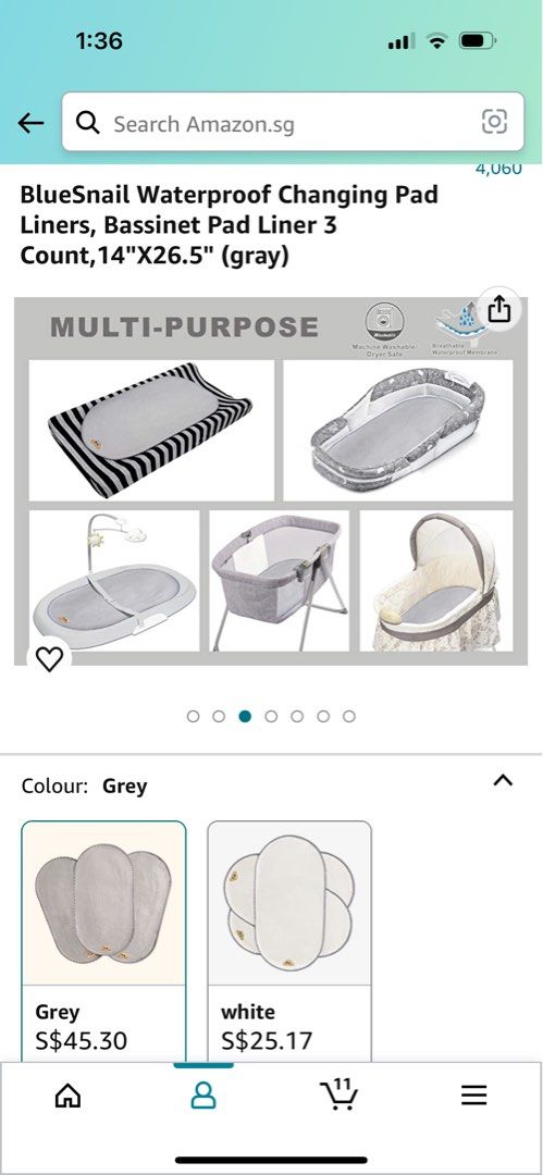 Blue snail changing pad liners 2025