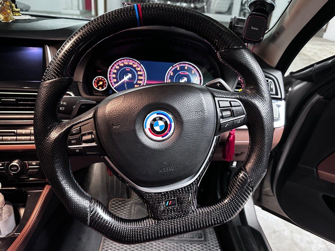 Customizable Carbon Fiber M-Sport Steering Wheel for BMW F10 5-Series ...