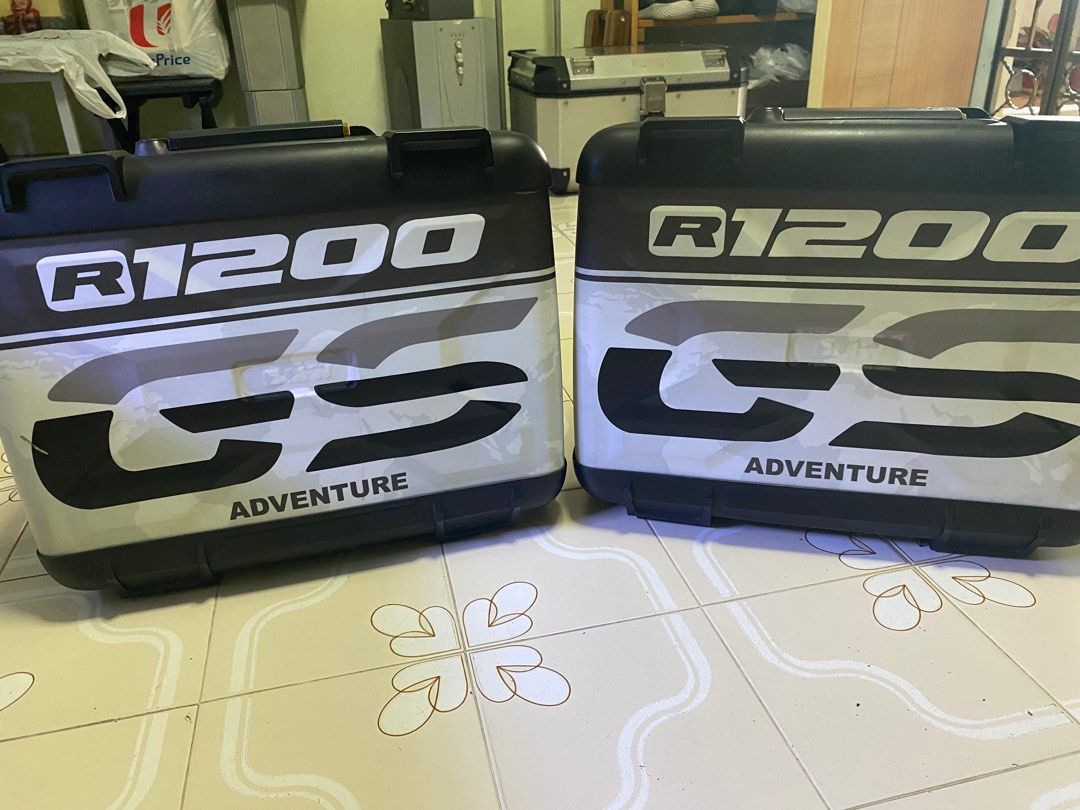 BMW Side panniers, Motorcycles, Motorcycle Accessories on Carousell