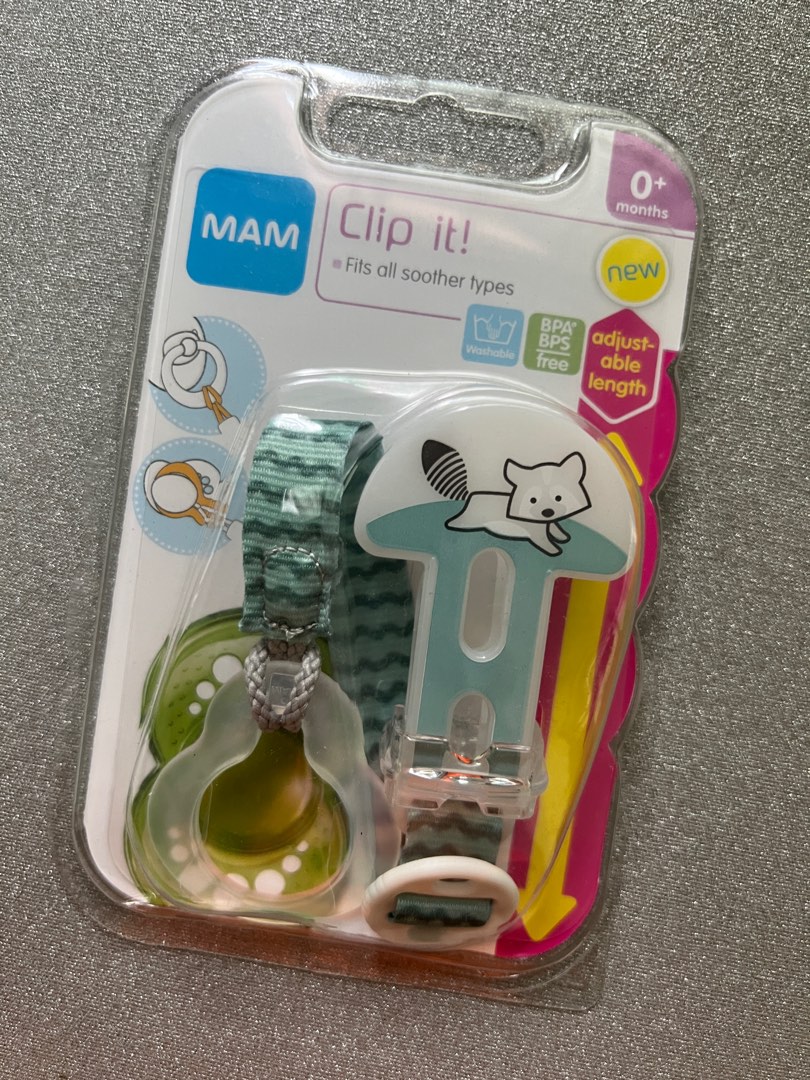 BN MAM pacifier clip, Babies & Kids, Nursing & Feeding, Soothers