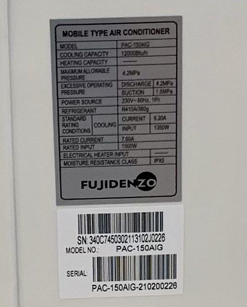 Brand New Fujidenzo Portable Aircon (1.0hp & 1.5hp), TV & Home