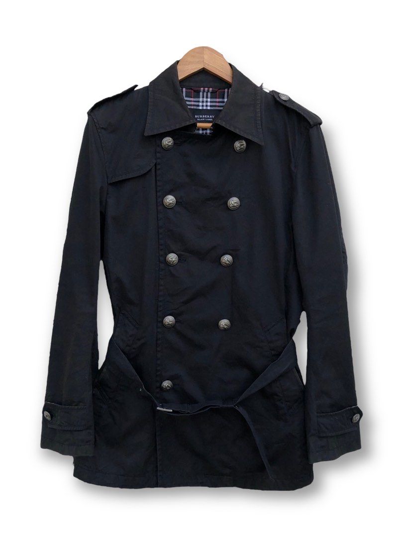 Burberry black label trench coat sales