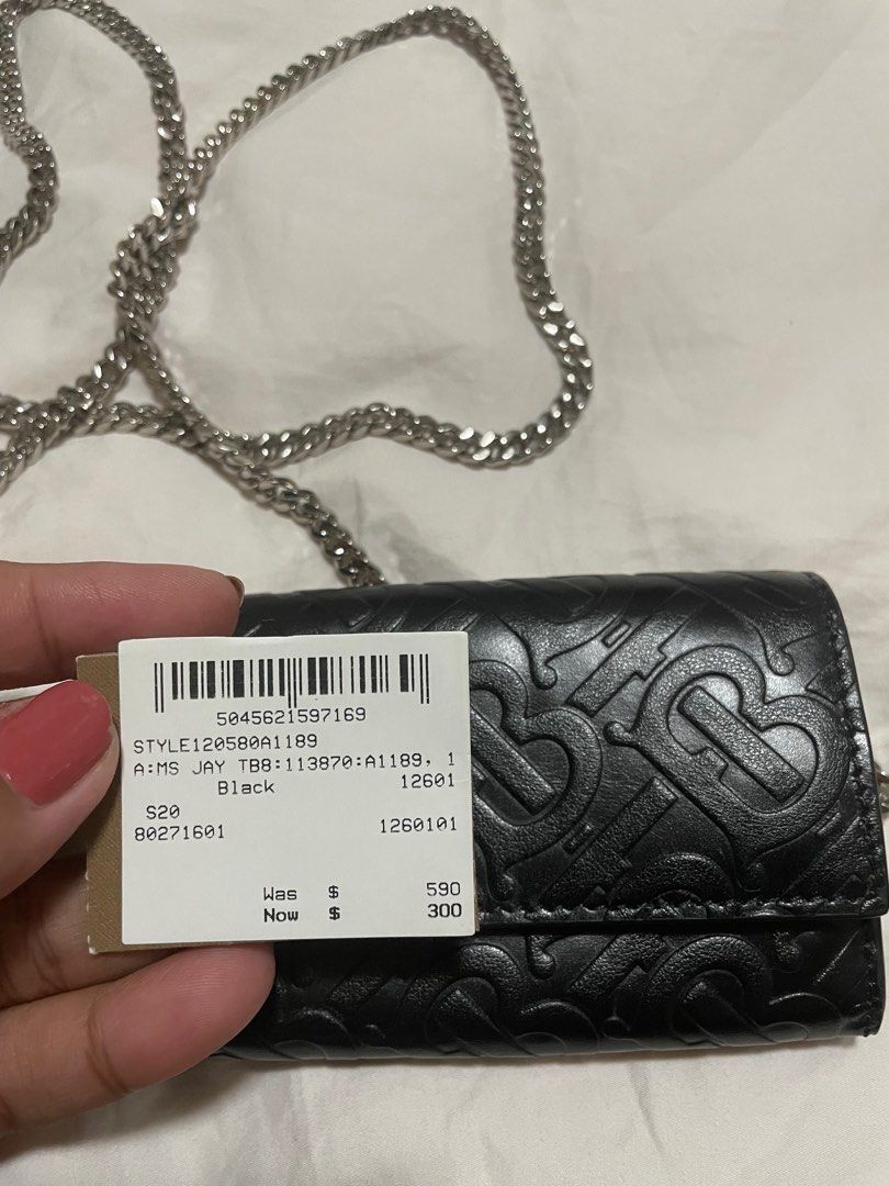 Burberry jessie hotsell chain wallet