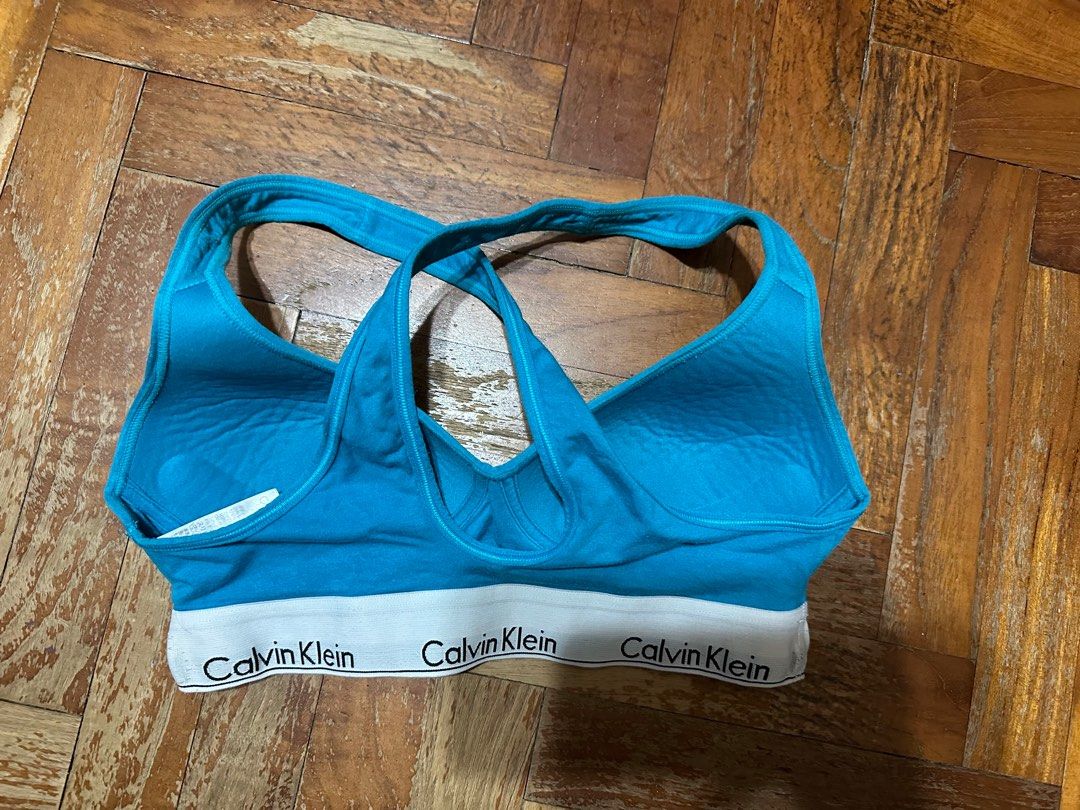 Calvin Klein Sports Bra, Women's Fashion, Activewear on Carousell