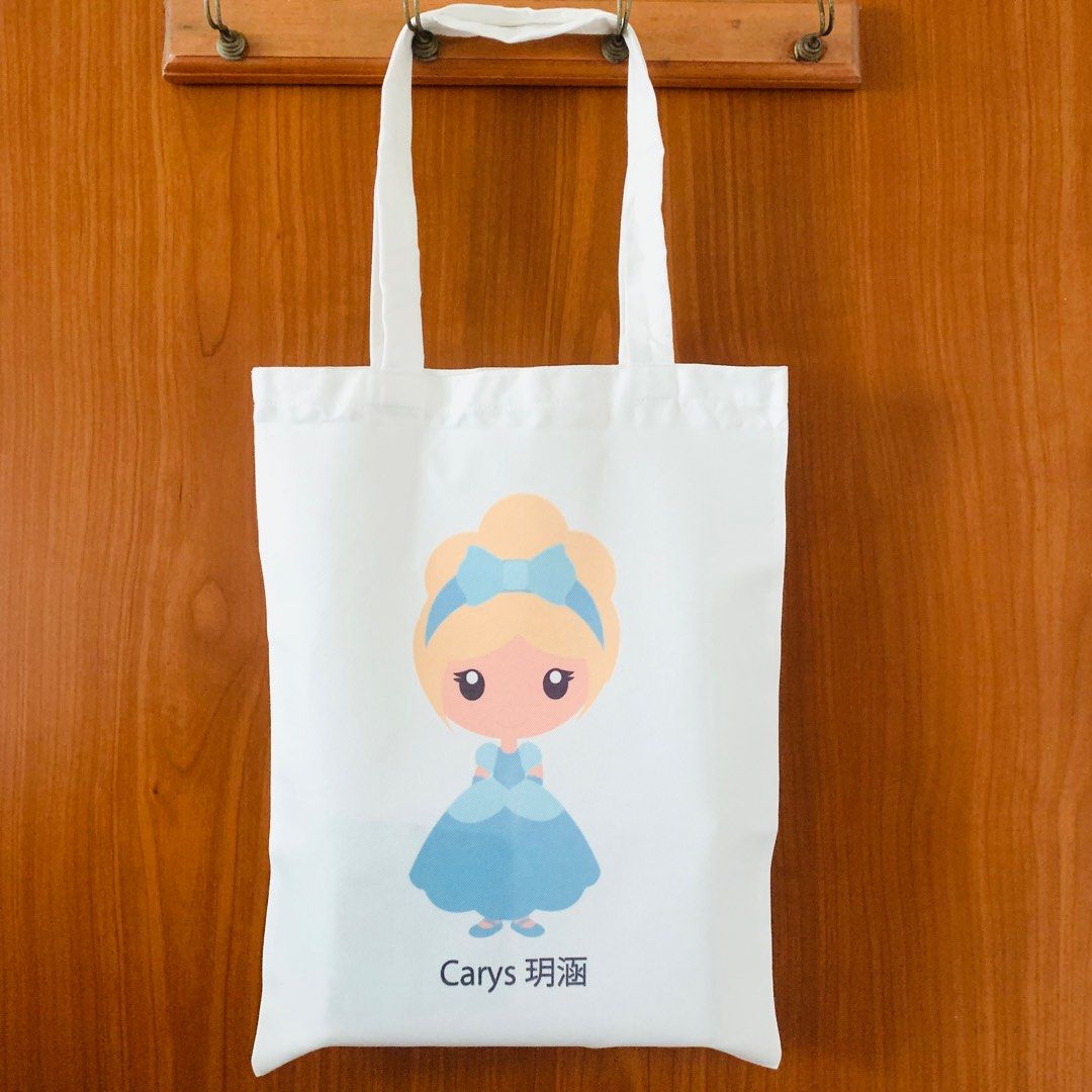 Canvas Tote Bag Custom Character Cartoon For Gift Person Women s