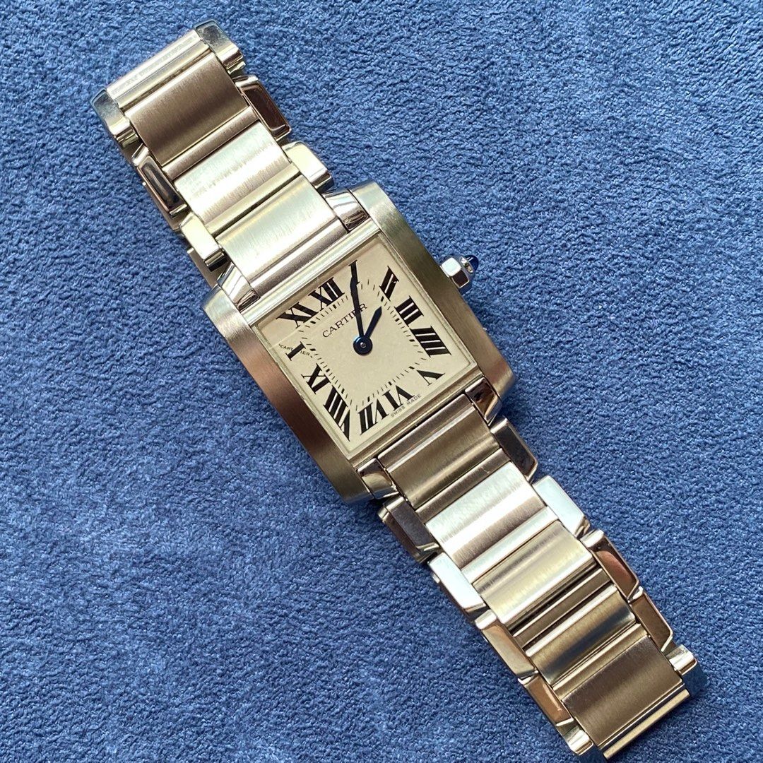 Cartier Tank Francaise 2384 Ladies s Watch Quartz Luxury Watches