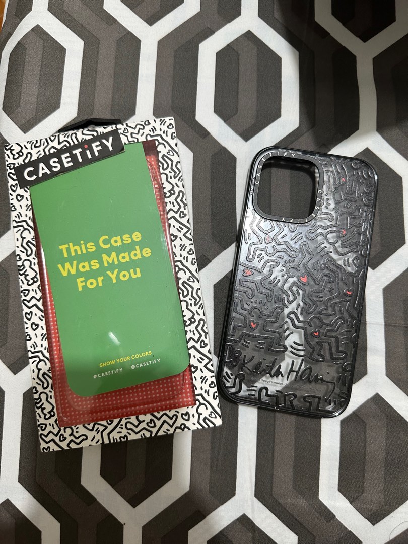 Casetify x keith haring for iphone 14 promax, Mobile Phones & Gadgets