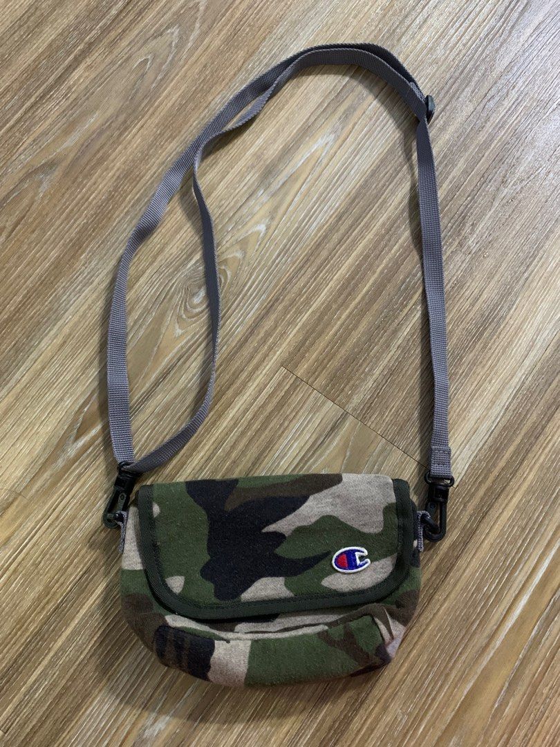 Champion camo small slingbag Men s Fashion Bags Sling Bags on