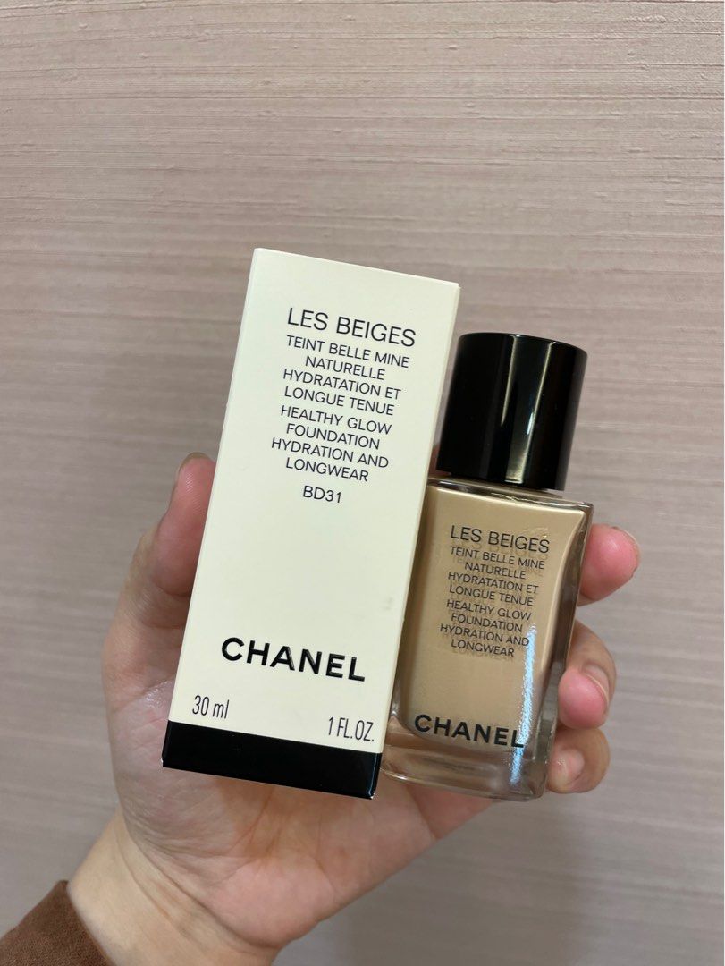 CHANEL Les Beiges Healthy Glow Foundation in BD31, Beauty & Personal Care,  Face, Makeup on Carousell