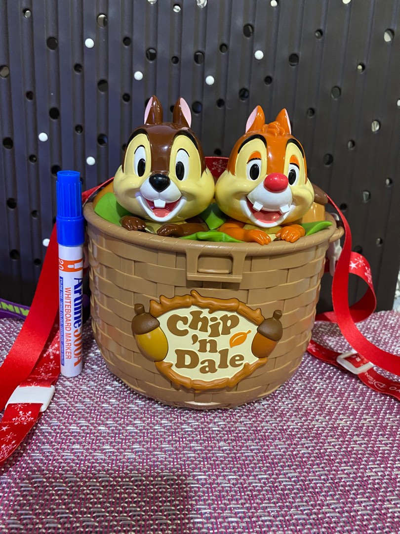 Chip & Dale Popcorn Bucket, Hobbies & Toys, Toys & Games on Carousell