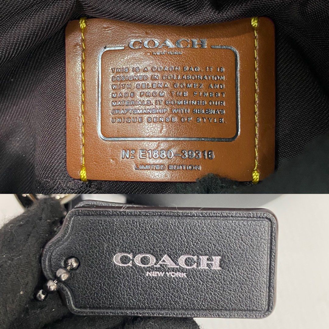 COACH 39316 BLACK RABBIT BUMBAG 227030721 #, Luxury, Bags