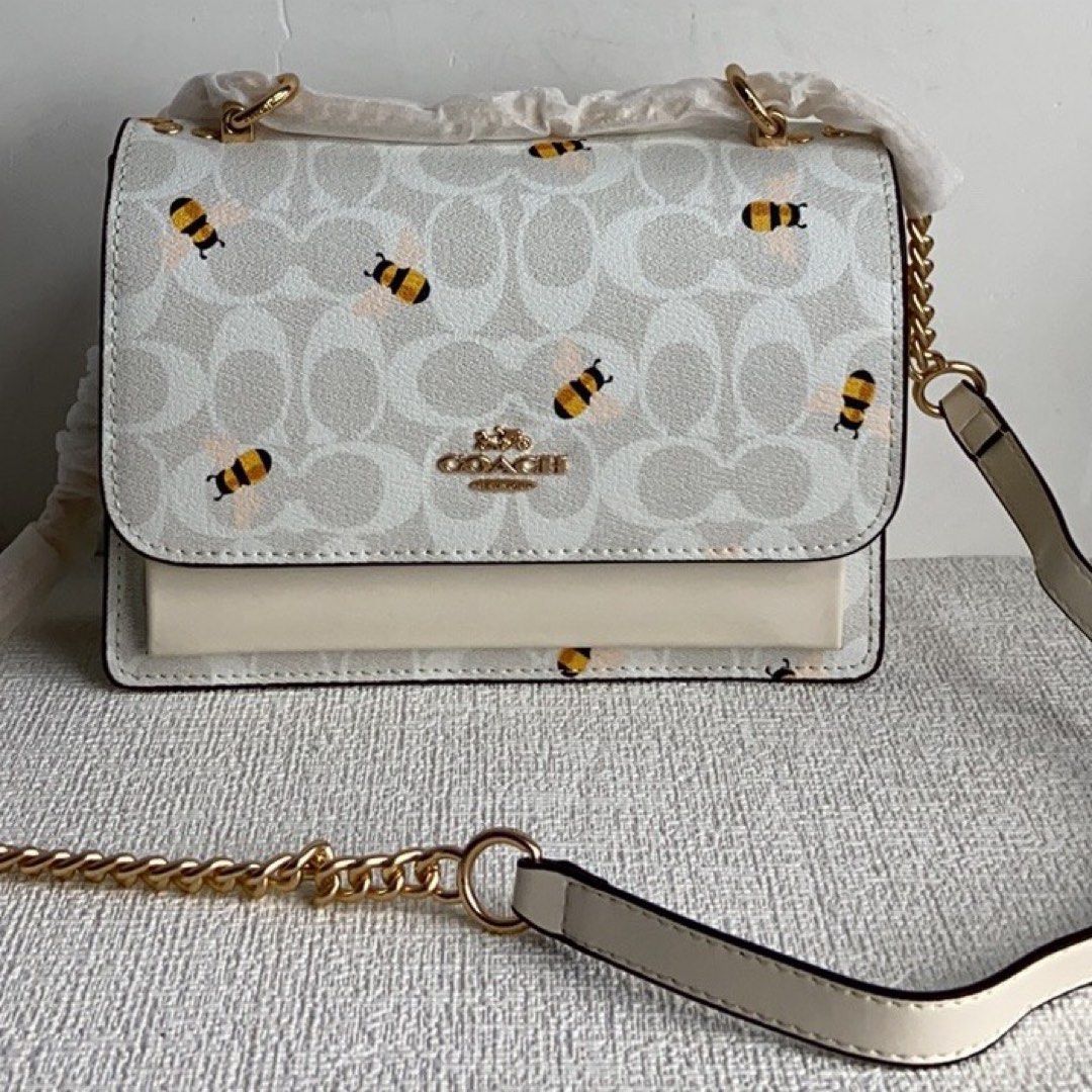 Coach Klare Shoulder Bag With Bee Print