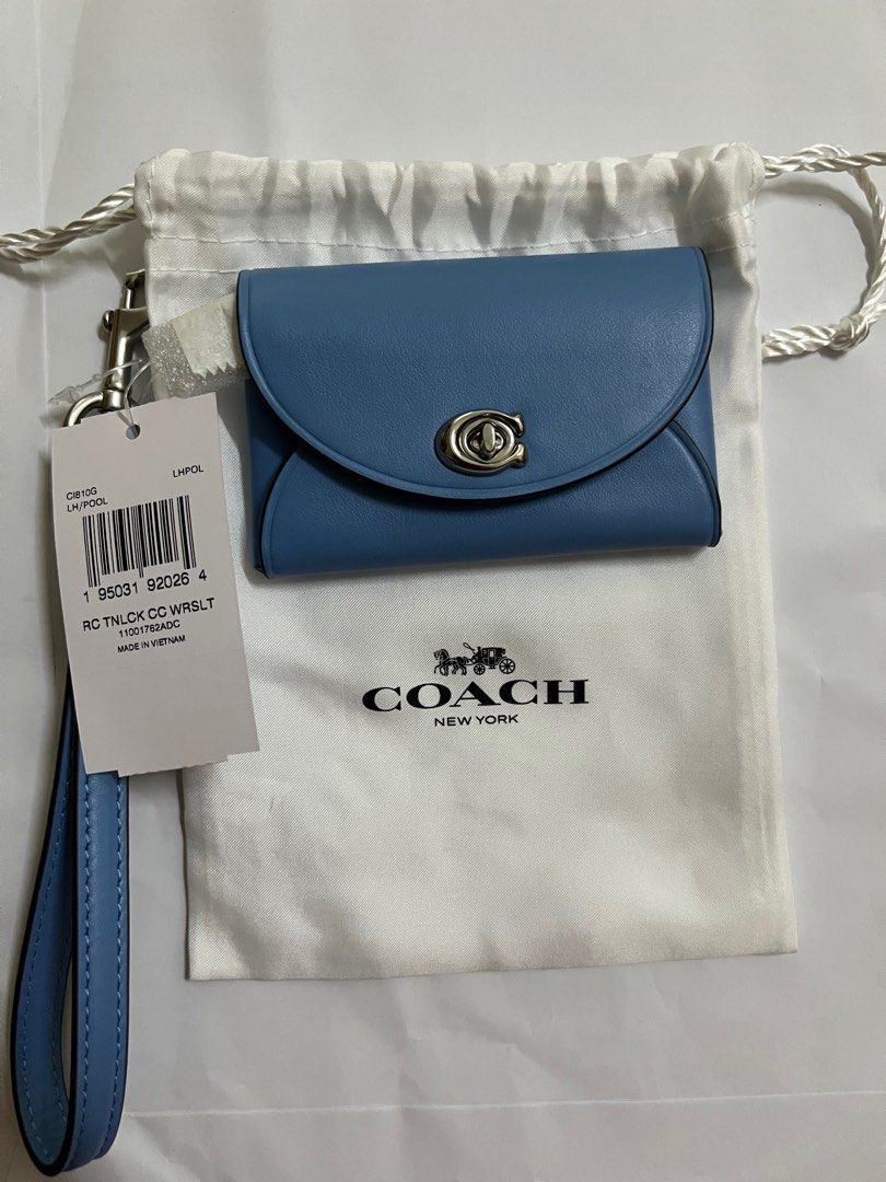 Coach Turnlock Card Case Wristlet