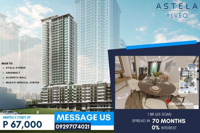 Condo For Sale ( 1 BR,Unit 2818 ) Astela Tower 1 in Circuit Makati ...