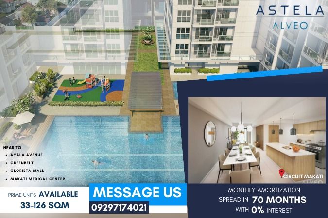 Condo For Sale ( Studio,Unit 2810 ) Astela Tower 1 in Circuit Makati ...