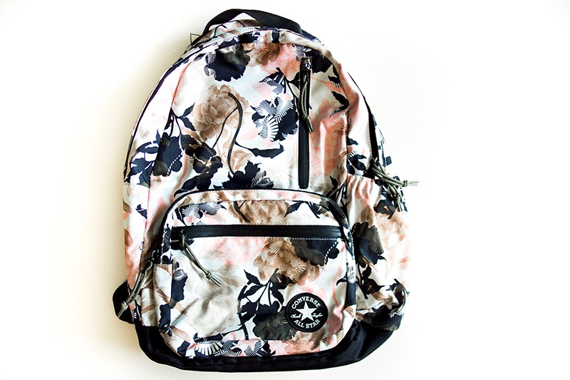 Converse floral backpack cheap