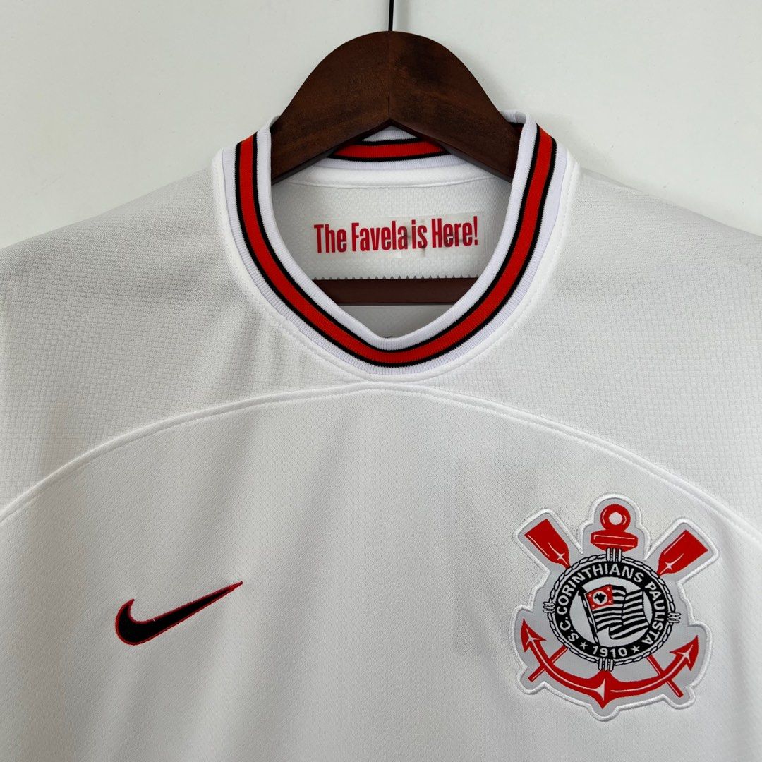 Corinthians white Jersey 23-24 Football Jersey, Men's Fashion