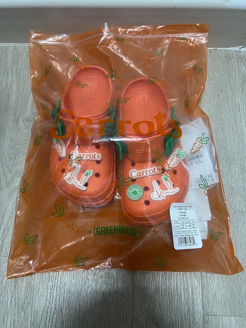 Crocs x Carrots (original), Women's Fashion, Footwear, Sandals on Carousell