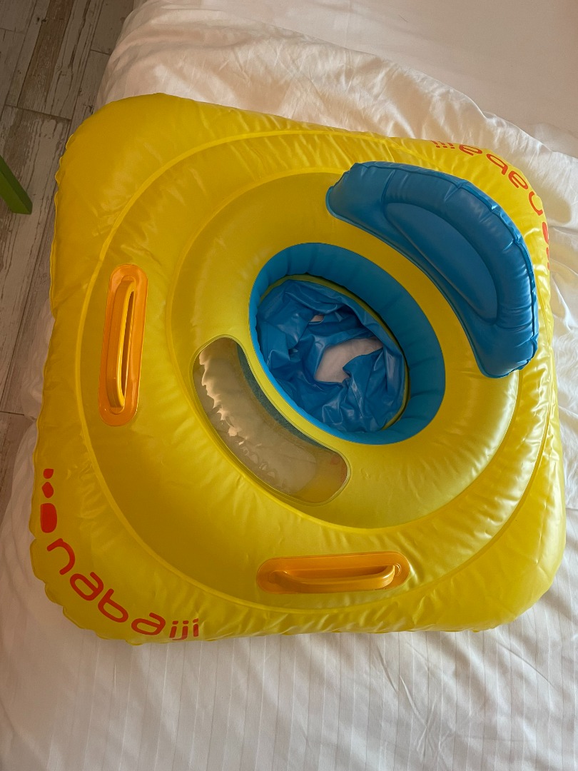 Decathlon Inflatable Baby Swim Seat with handles 711 kg, Babies & Kids