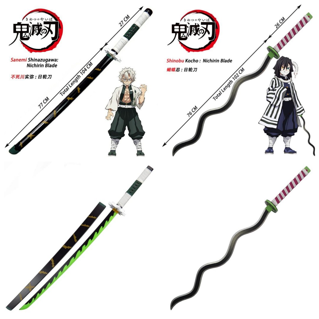 Demon Slayer Tanjiro Kamado 40.5 Inch Foam Replica Samurai Sword | Oriental  Trading