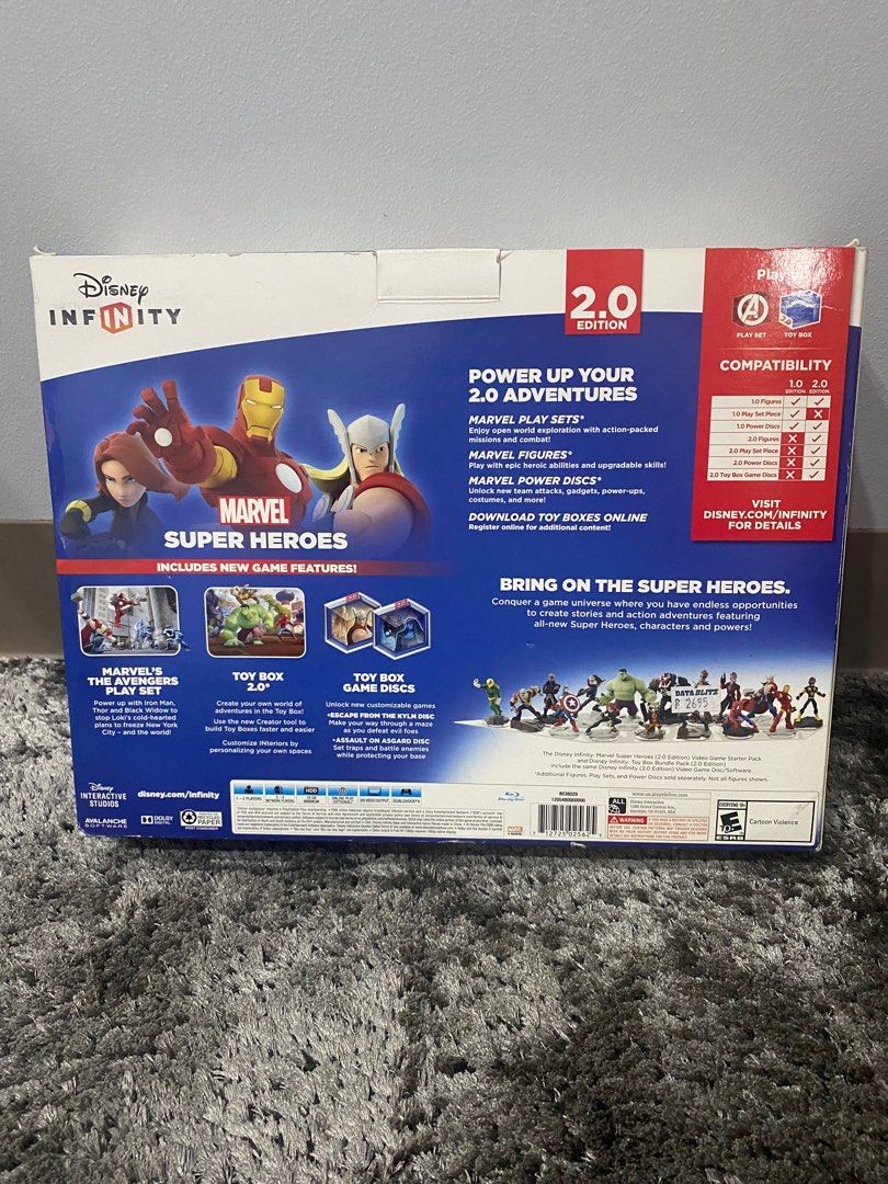 Disney Infinity 2.0 starter pack (Category: Figurines & Statues) located in Manila. Submitted by illuminatenova (Listing ID 1223291915, Image 2). Description: Disney Infinity 2.0 Starter Pack Guaranteed authentic Bought from Data Blitz Price is still negotiable No missing parts ang game is included In Disney Infinity: Marvel Super Heroes, players will use real-world interactive Marvel figures to activate original storylines (Play Sets) in the vir