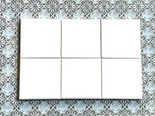 DK Vintage Tiles (Made in Sri Lanka) 11cm by 11cm - White