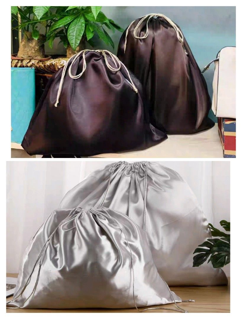 Dust bag silk satin drawstring bag protector shoe bag Women s Fashion Watches Accessories Other Accessories on Carousell