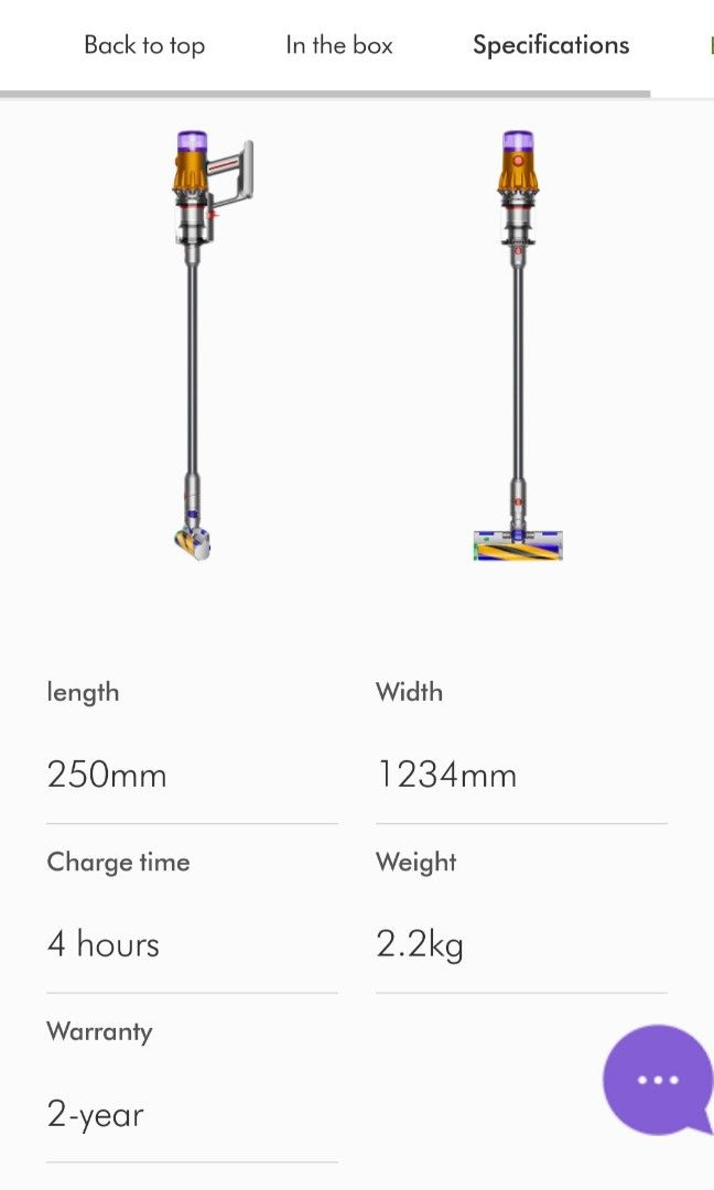 Dyson V12 DETECT SLIM ABSOLUTE, TV & Home Appliances, Vacuum Cleaner