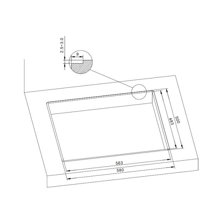 EF 4 burner gas stove lpg 60cm, TV & Home Appliances, Kitchen
