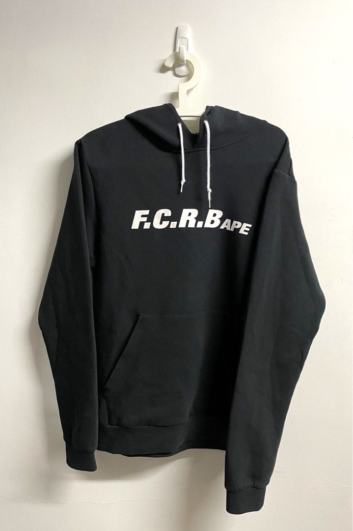 FCRB x BAPE Team Logo Hoodie Size M Black FC Real Bristol x A
