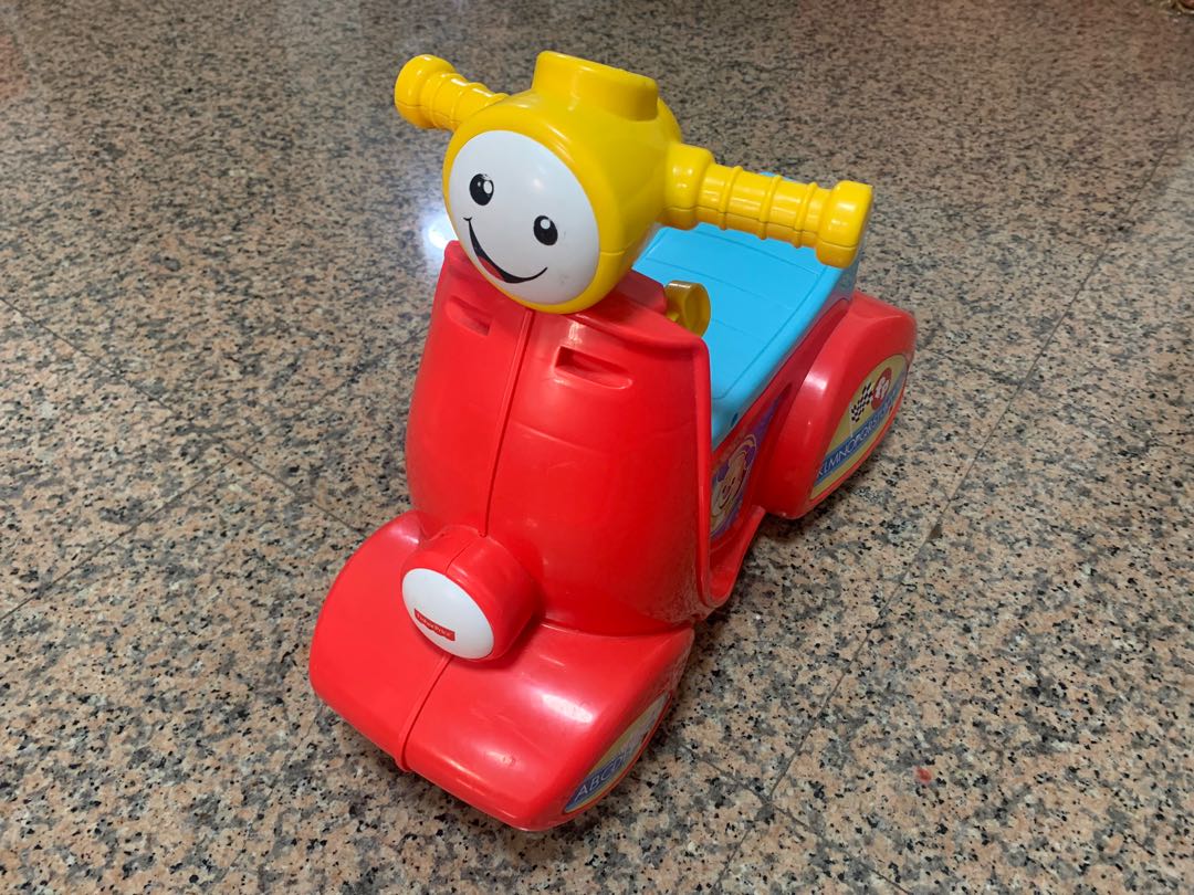 Fisher price ride shop on scooter