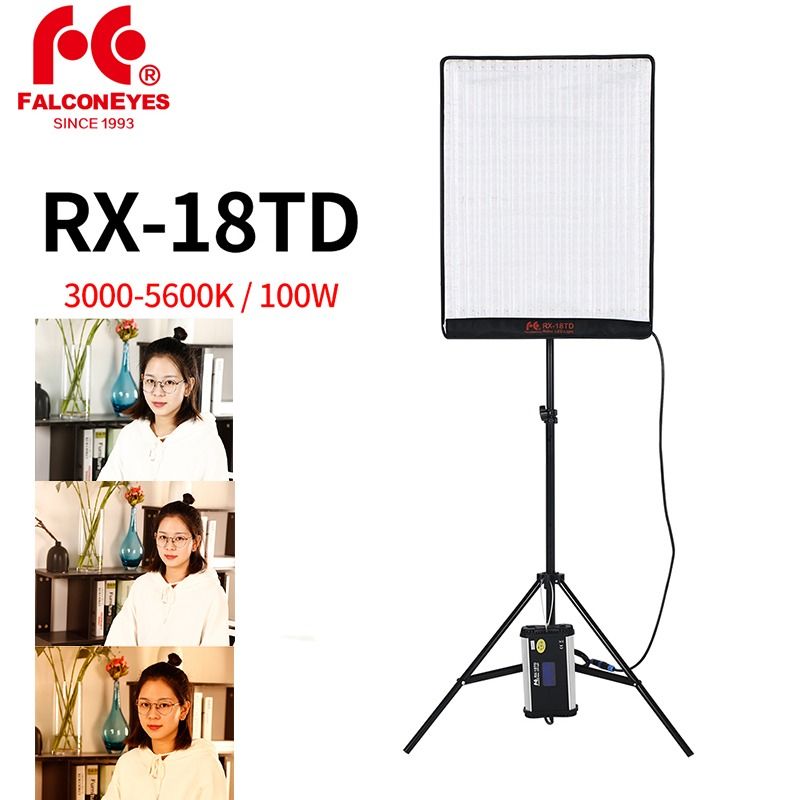 FOR RENT Falcon Eyes RX-18TD Bi-Color LED Light Kit, Photography,  Photography Accessories, Lighting & Studio Equipment on Carousell