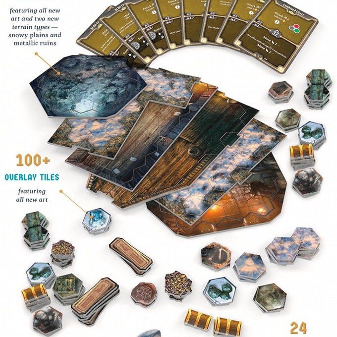 Frosthaven KS Bundle Sticker Set + Solo Scenarios, 興趣及遊戲, 玩具 & 遊戲類