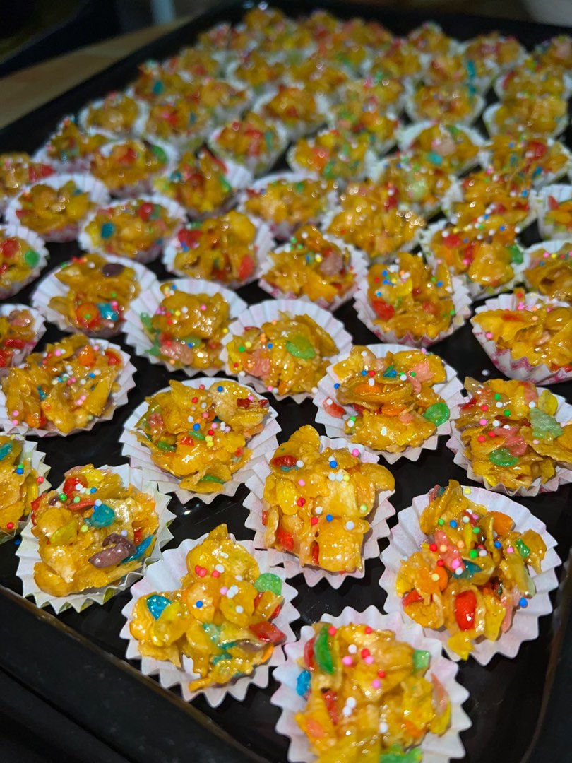 Fruity Pebbles Honey Cornflakes, Food & Drinks, Homemade Bakes on Carousell