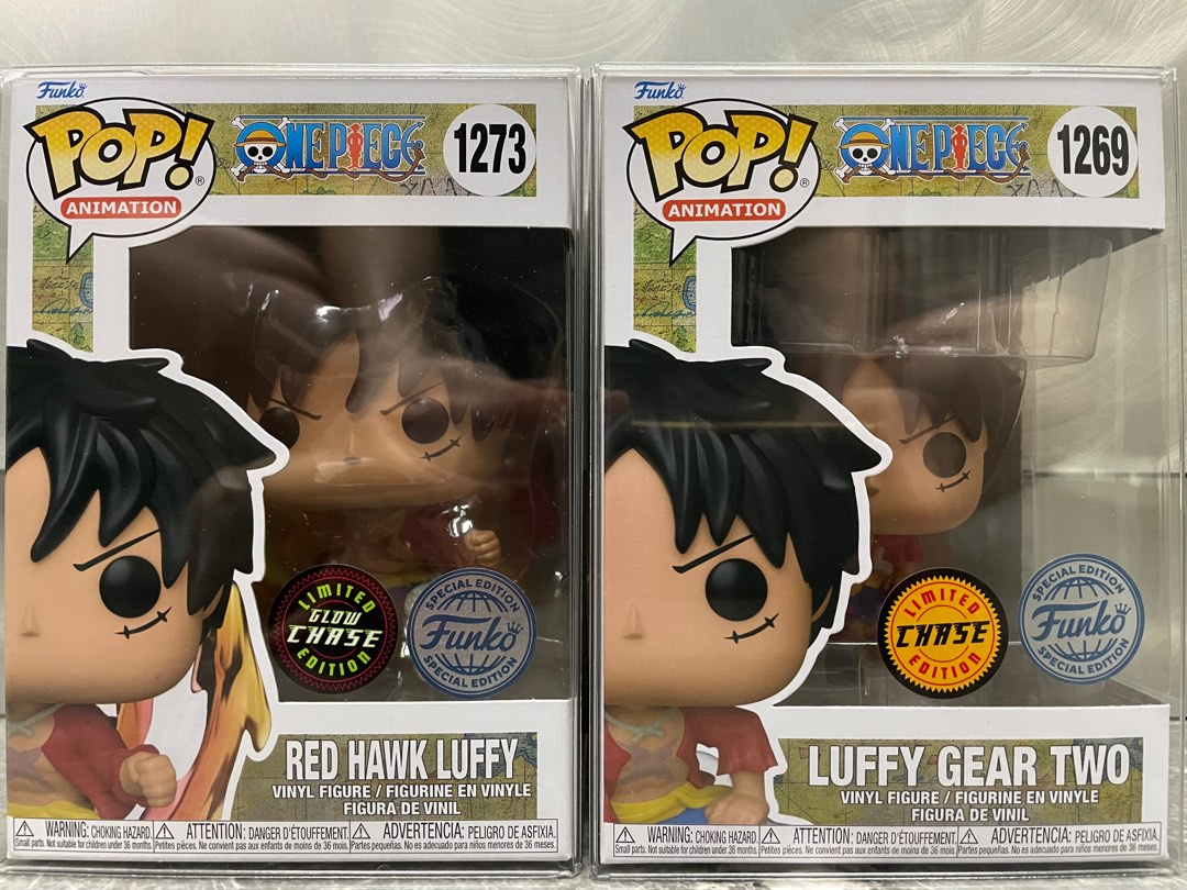 Funko Pop - 1273 1269 - One Piece - Red Hawk Luffy & Luffy Gear Two