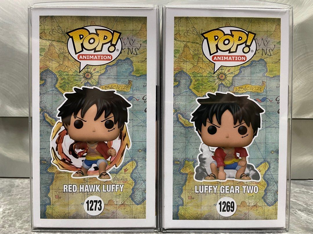 Funko Pop - 1273 1269 - One Piece - Red Hawk Luffy & Luffy Gear Two