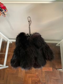fur coat key holder