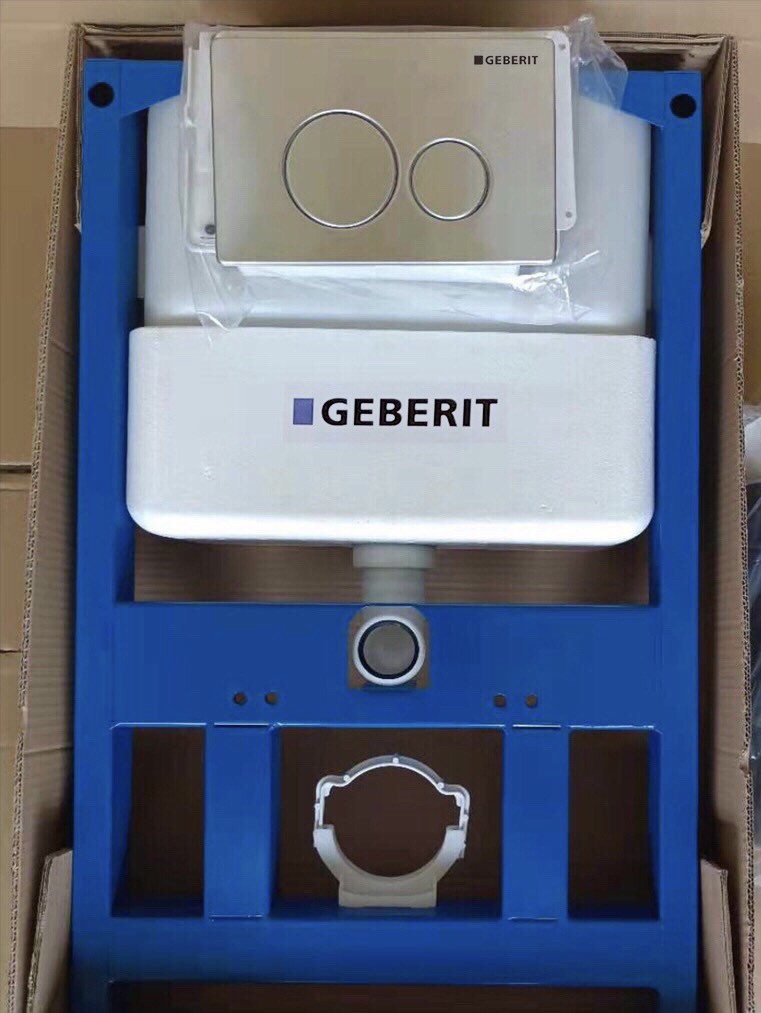 Geberit wall hung wc bracket with flush system, Furniture & Home Living