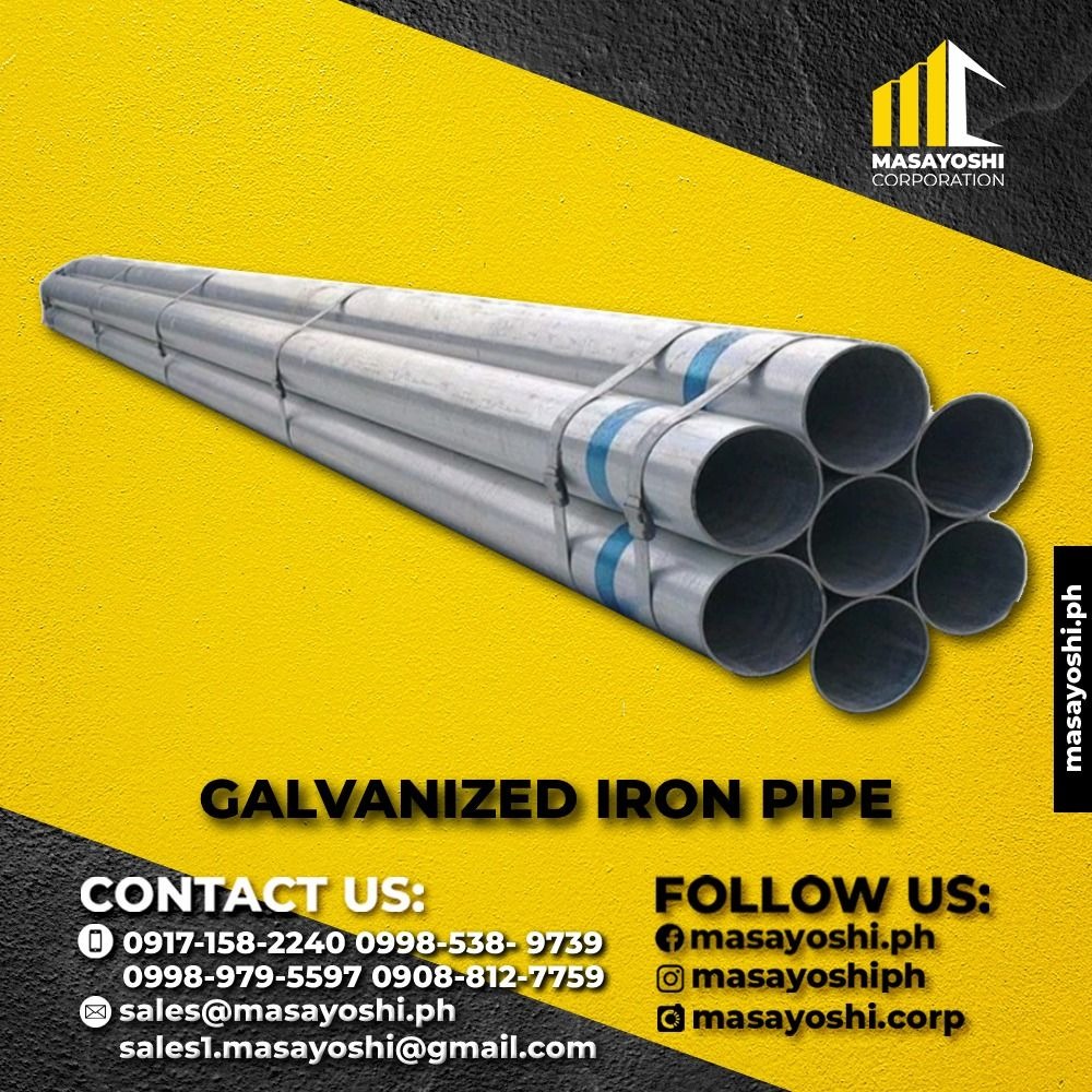 GI Pipes, Galvanized Iron Pipes Sched 20, G.I. Pipes, Steel Pipe, Metal