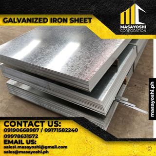Gi Sheets 1.0mm x 4 x 8 | Metals | Plates | Sheets | Steel | Galvanized Iron Sheets