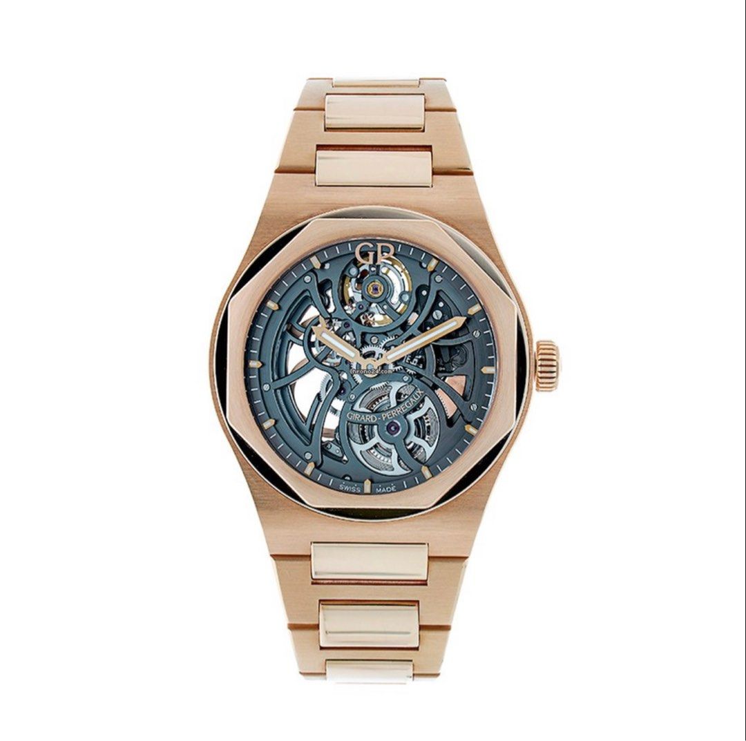 Girard perregaux clearance laureato rose gold